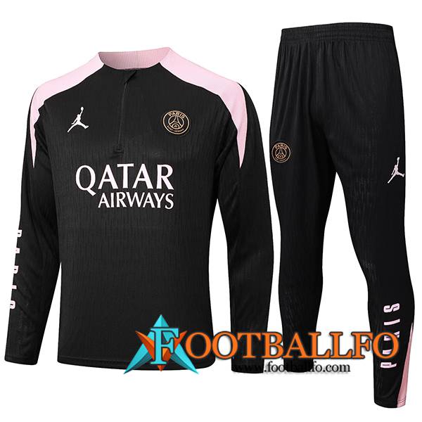 Chandal Equipos De Futbol PSG Negro/Rosa 2024/2025 -02