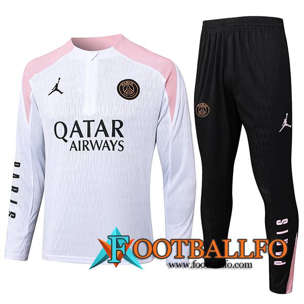 Chandal Equipos De Futbol PSG Blanco/Rosa 2024/2025 -02