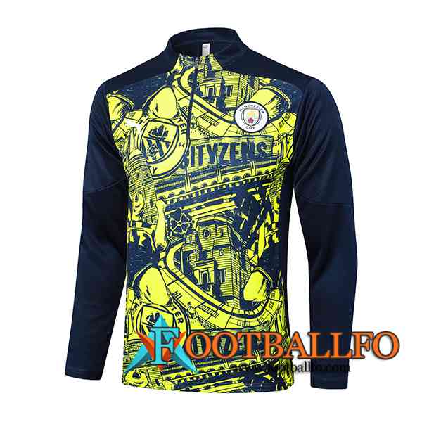 Sudadera De Entrenamiento Manchester City Negro/Verde 2024/2025