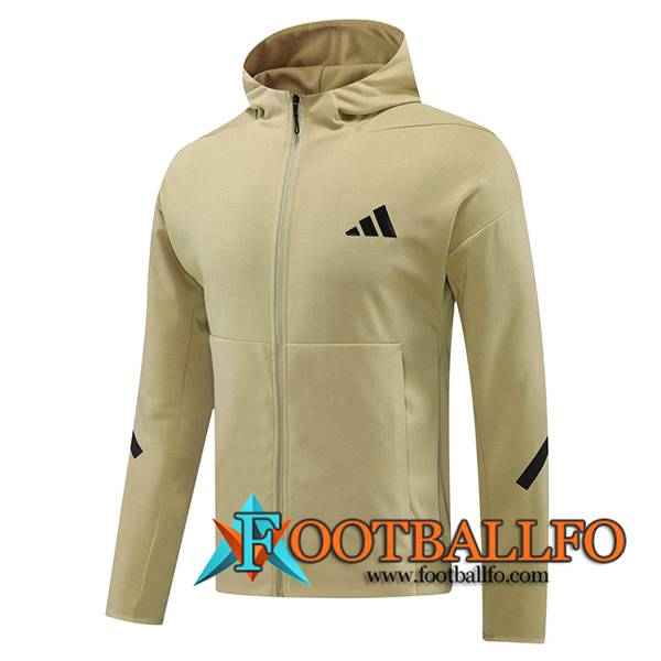 Chaqueta Con Capucha Adidas Amarillo/Negro 2024/2025