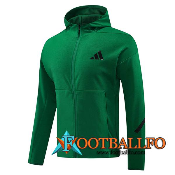 Chaqueta Con Capucha Adidas Verde 2024/2025