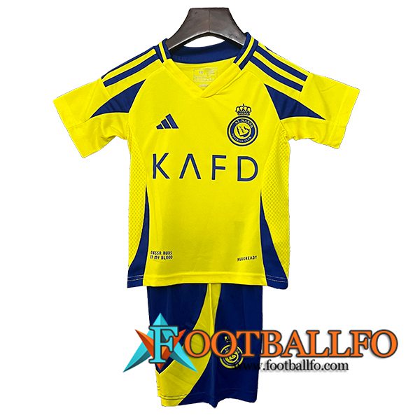 Camisetas De Futbol Al-Nassr Ninos Primera 2024/2025