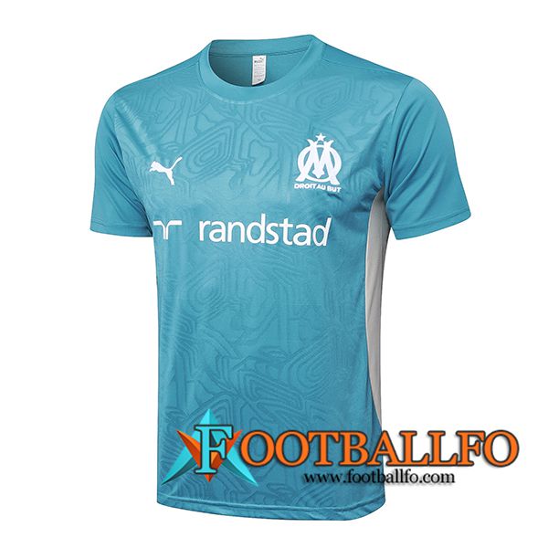 Camiseta Entrenamiento Marsella Azul/Blanco 2024/2025