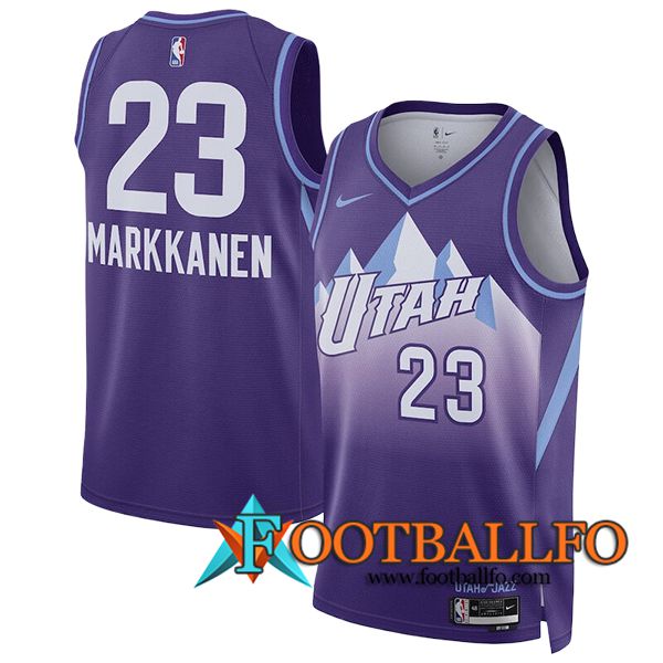 Camisetas Utah Jazz (MARKKANEN #23) 2024/25 Violeta