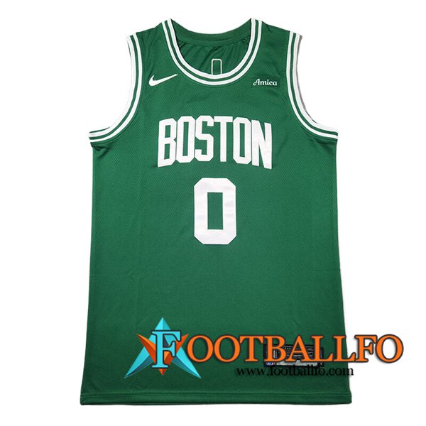 Camisetas Boston Celtics (TATUM #0) 2024/25 Verde