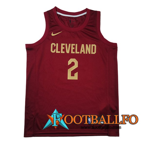 Camisetas Cleveland Cavaliers (IRVING #2) 2024/25 Rojo/Amarillo