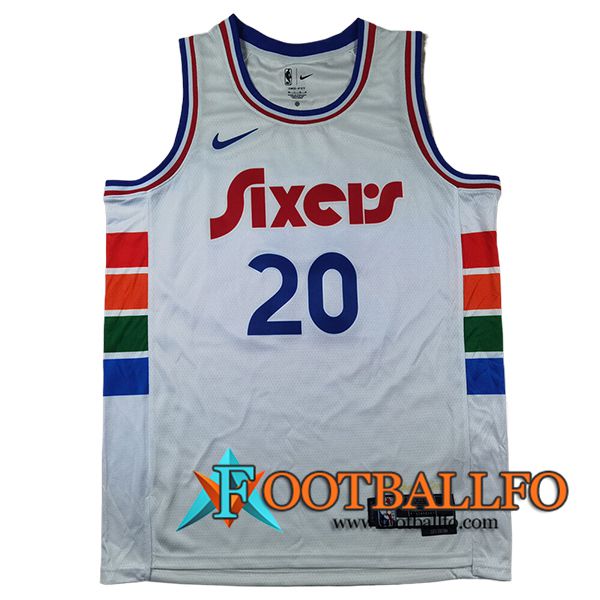 Camisetas Philadelphia 76ers (McCAIN #20) 2024/25 Blanco