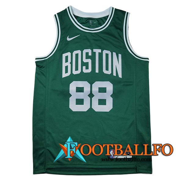 Camisetas Boston Celtics (QUETA #88) 2024/25 Verde/Blanco