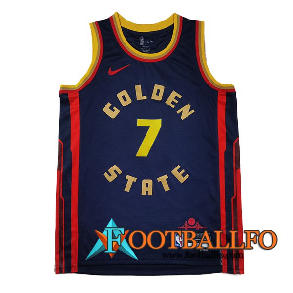 Camisetas Golden State Warriors (HIELD #7) 2024/25 Negro/Rojo/Amarillo