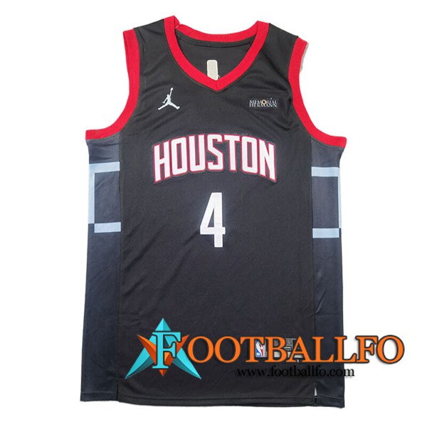 Camisetas Houston Rockets (GREEN #4) 2024/25 Negro