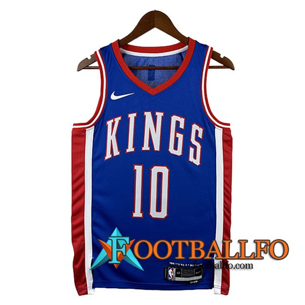 Camisetas Sacramento Kings (DEROZAN #10) 2024/25 Azul/Rojo/Blanco