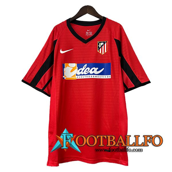 Camisetas De Futbol Atletico Madrid Retro Segunda 2001/2002