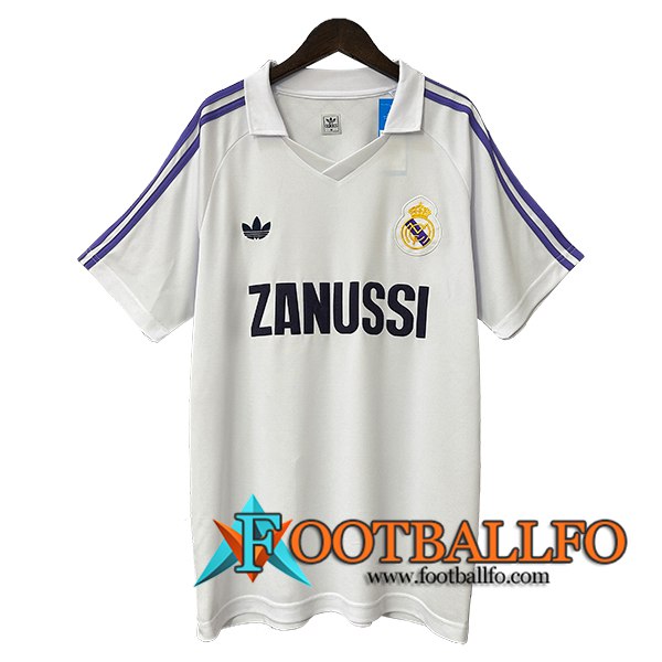 Camisetas De Futbol Real Madrid Retro Primera 1984/1985