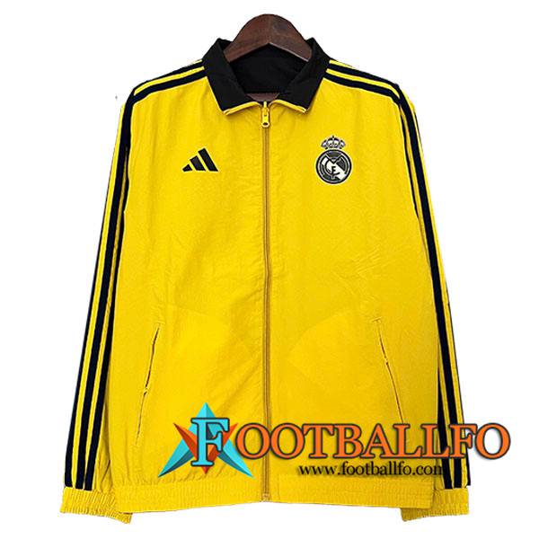 Rompevientos Real Madrid Amarillo/Negro 2024/2025