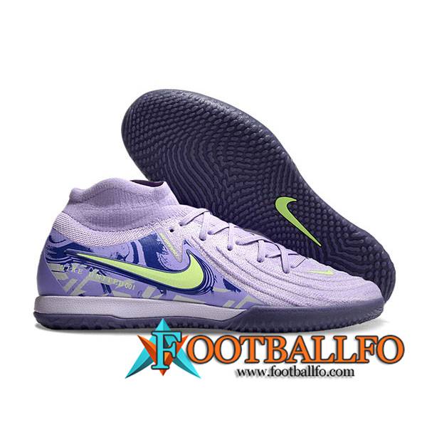 Nike Botas De Fútbol Phantom Luna Elite NU IC Violeta/Verde