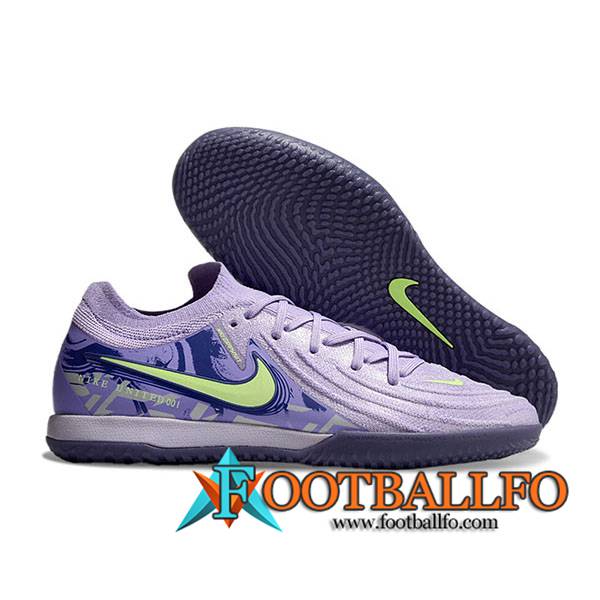 Nike Botas De Fútbol Phantom GX II Elite IC Violeta/Verde