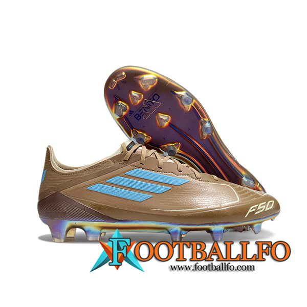 Adidas Botas De Fútbol F50 ELITE FG Marrón/Azul