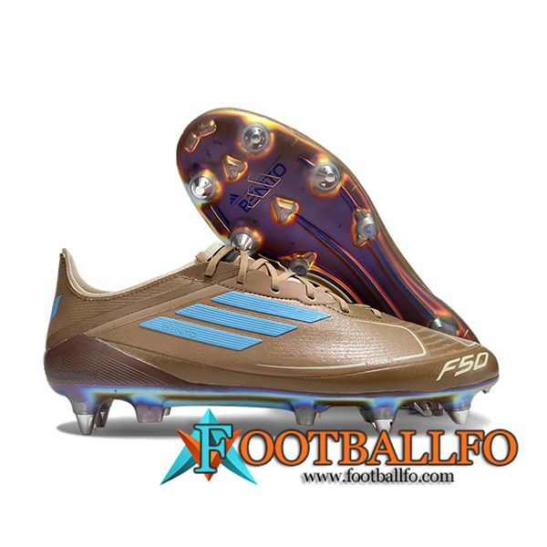 Adidas Botas De Fútbol F50 ELITE SG Marrón/Azul