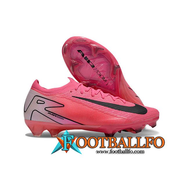 Nike Botas De Fútbol AIR Zoom Mercurial Vapor 16 Elite XXV FG Rosa/Negro -02