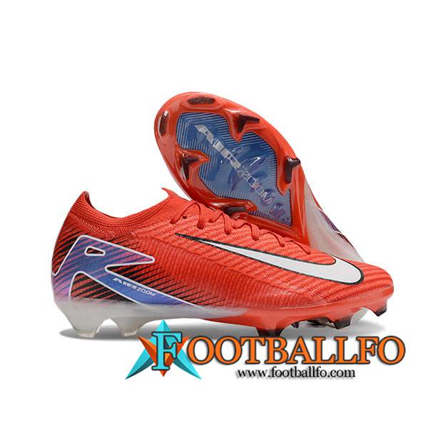 Nike Botas De Fútbol AIR Zoom Mercurial Vapor 16 Elite XXV FG Naranja/Blanco/Azul