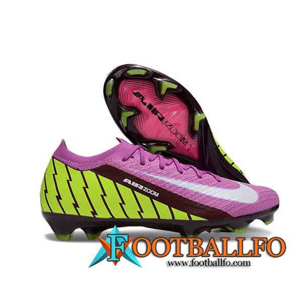 Nike Botas De Fútbol AIR Zoom Mercurial Vapor 16 Elite XXV FG Violeta/Verde/Blanco