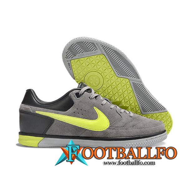 Nike Botas De Fútbol Gato IC Gris/Amarillo