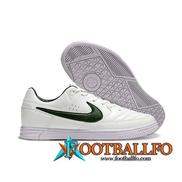 Nike Botas De Fútbol Gato IC Blanco/Verde