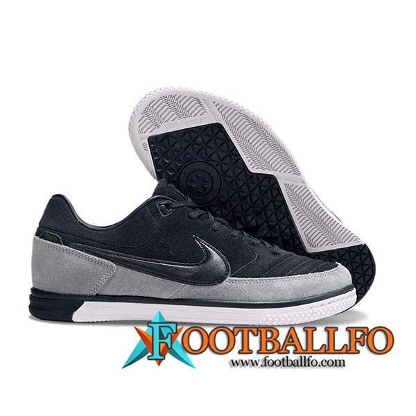 Nike Botas De Fútbol Gato IC Negro/Gris