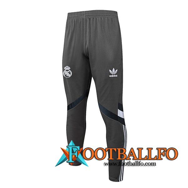 Pantalon Entrenamiento Real Madrid Gris 2024/2025 -03