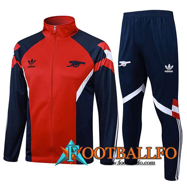 Chandal Equipos De Futbol Chaquetas Arsenal Rojo/Azul/Blanco 2024/2025