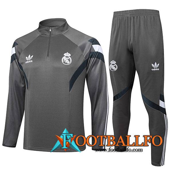 Chandal Equipos De Futbol Real Madrid Gris 2024/2025