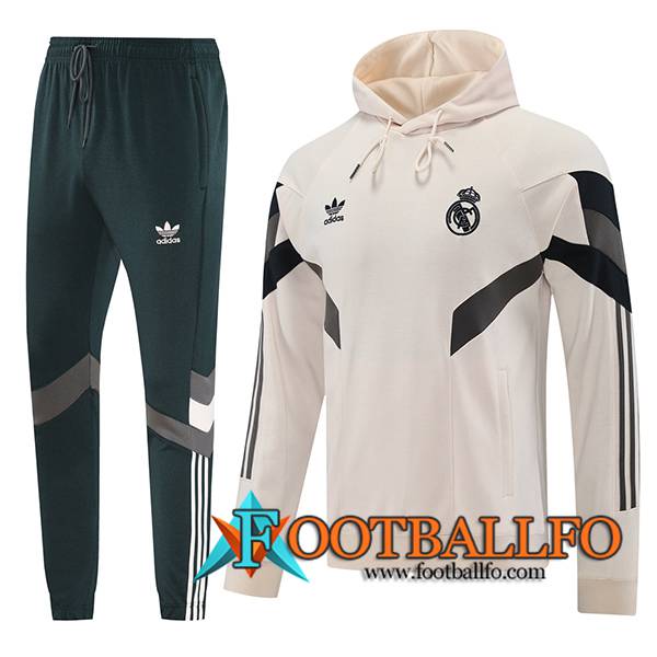 Chaqueta Con Capucha Chandal Real Madrid Rosa/Negro 2024/2025