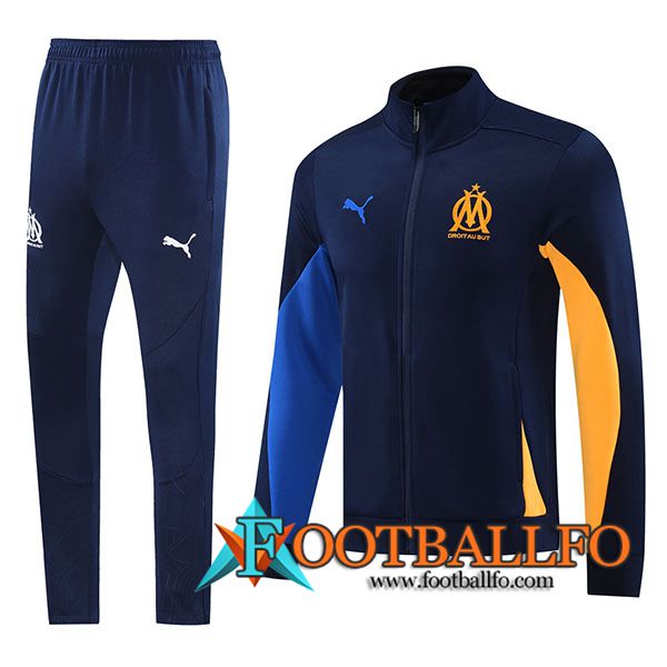 Chandal Equipos De Futbol Chaquetas Marsella Azul marino 2024/2025