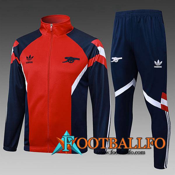 Chandal Equipos De Futbol Chaquetas Arsenal Ninos Rojo/Azul/Blanco 2024/2025