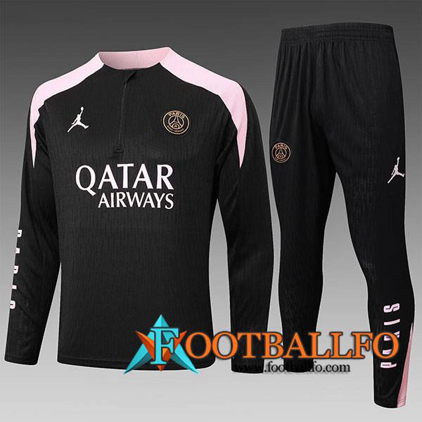 Chandal Equipos De Futbol PSG Negro/Rosa 2024/2025