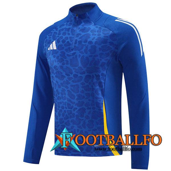 Sudadera De Entrenamiento Adidas Azul/Amarillo 2024/2025