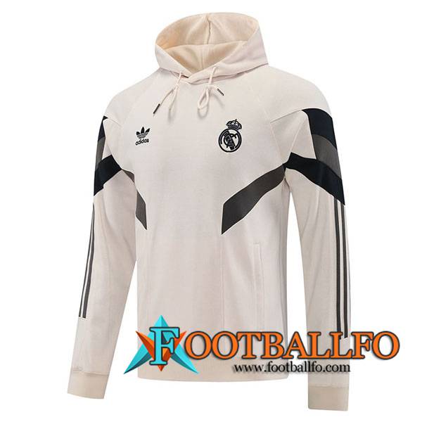 Sudadera De Entrenamiento Capucha Real Madrid Rosa/Negro 2024/2025