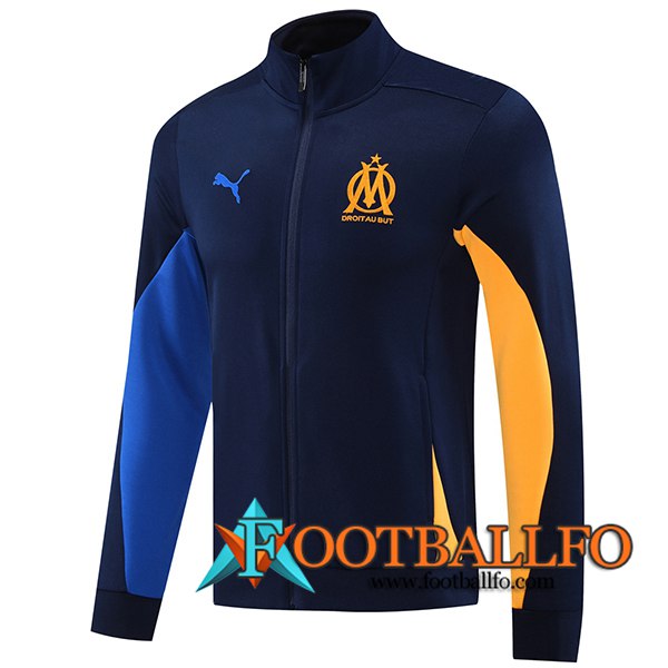 Chaquetas Futbol Marsella Azul marino 2024/2025