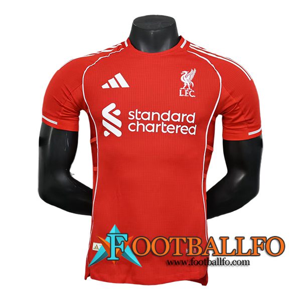 Camisetas De Futbol FC Liverpool Primera Leaked Version 2025/2026