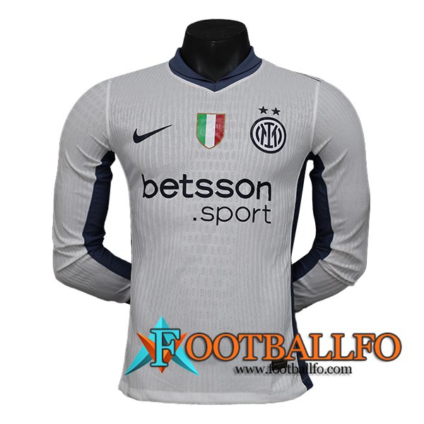 Camisetas De Futbol Inter Milan Manga Largas Segunda 2024/2025