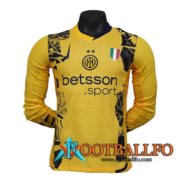 Camisetas De Futbol Inter Milan Manga Largas Tercera 2024/2025