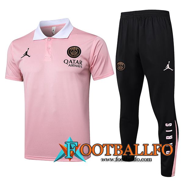 Camiseta Polo PSG Rosa 2025/2026