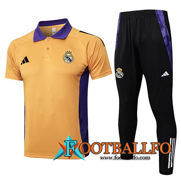 Camiseta Polo Real Madrid Naranja/Violeta 2025/2026