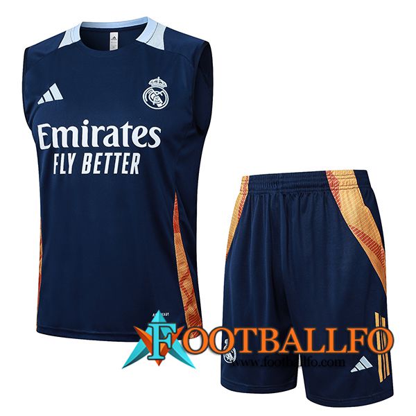 Camiseta Entrenamiento sin mangas Real Madrid azul real 2025/2026