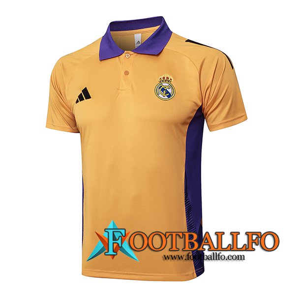 Camiseta Polo Real Madrid Naranja/Violeta 2025/2026