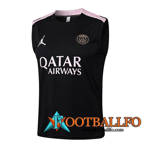 Chalecos De Futbol PSG Negro/Rosa 2025/2026