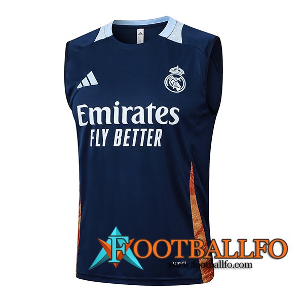 Chalecos De Futbol Real Madrid azul real 2025/2026