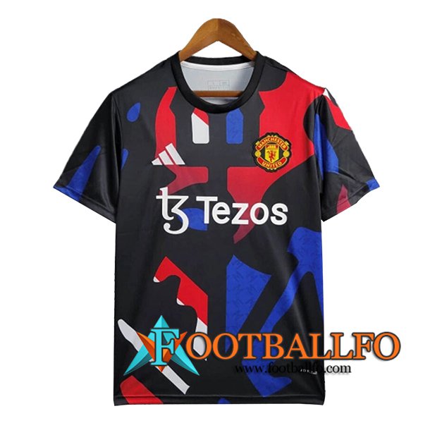 Camiseta Entrenamiento Manchester United Blanco/Rojo/Negro 2025/2026