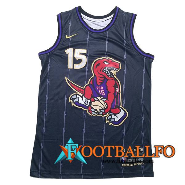 Camisetas Toronto Raptors (CARTER #15) 2025/26 Negro