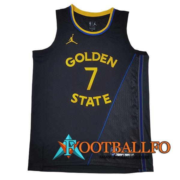 Camisetas Golden State Warriors (HIELD #7) 2025/26 Negro/Gris/Amarillo